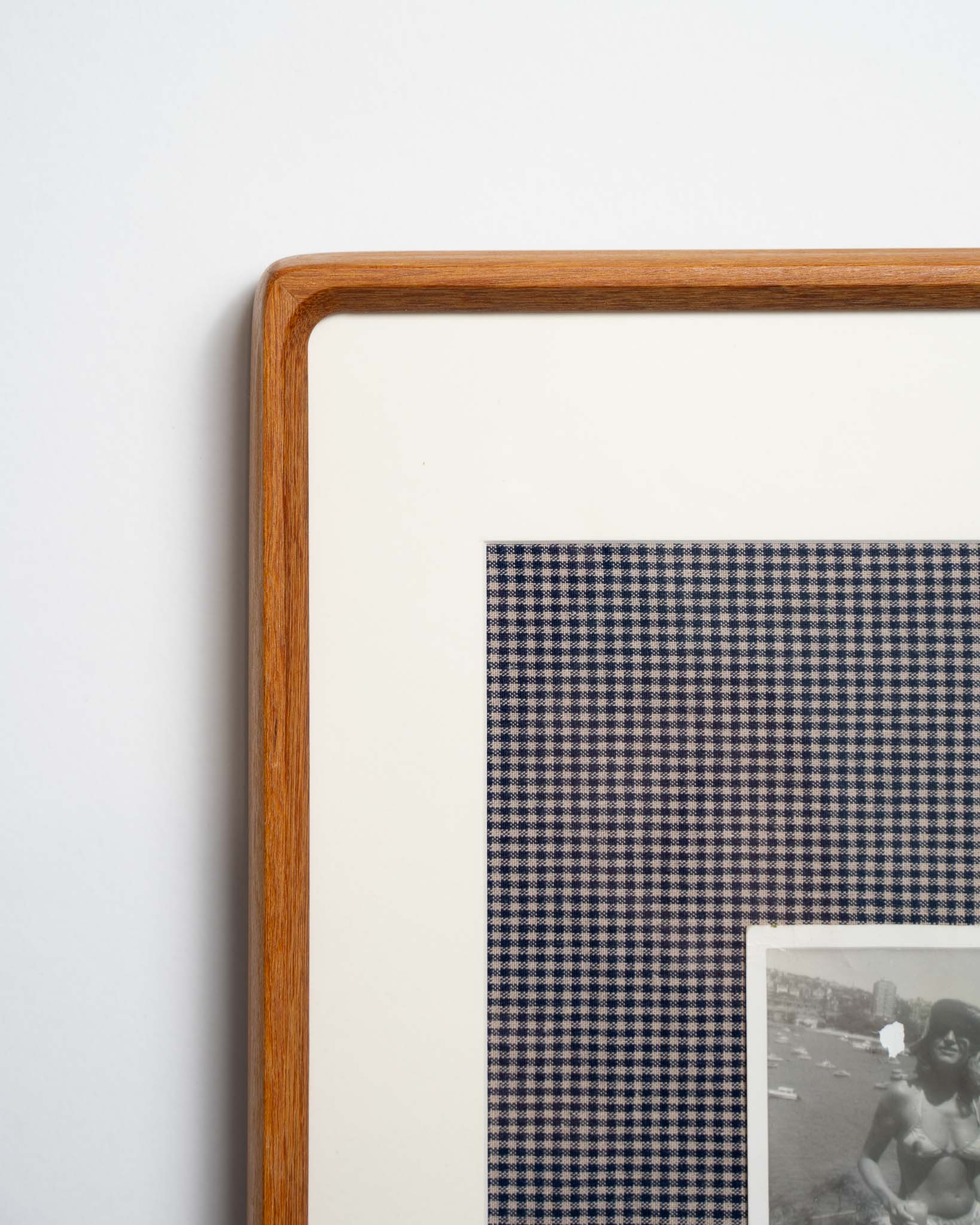 Mid-Century Style Teak Gallery Frame