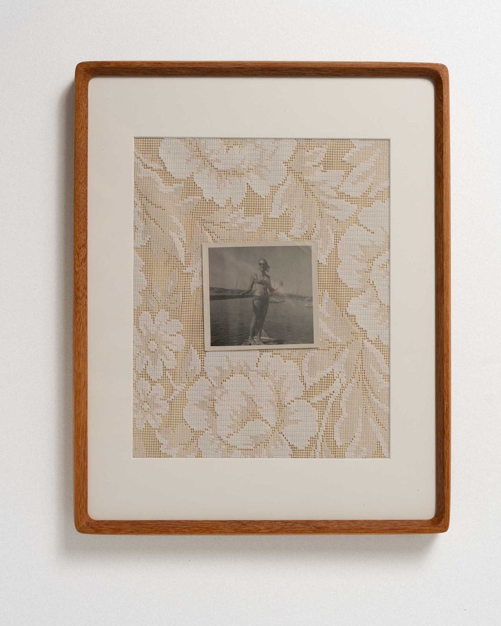 Mid-Century Style Teak Gallery Frame