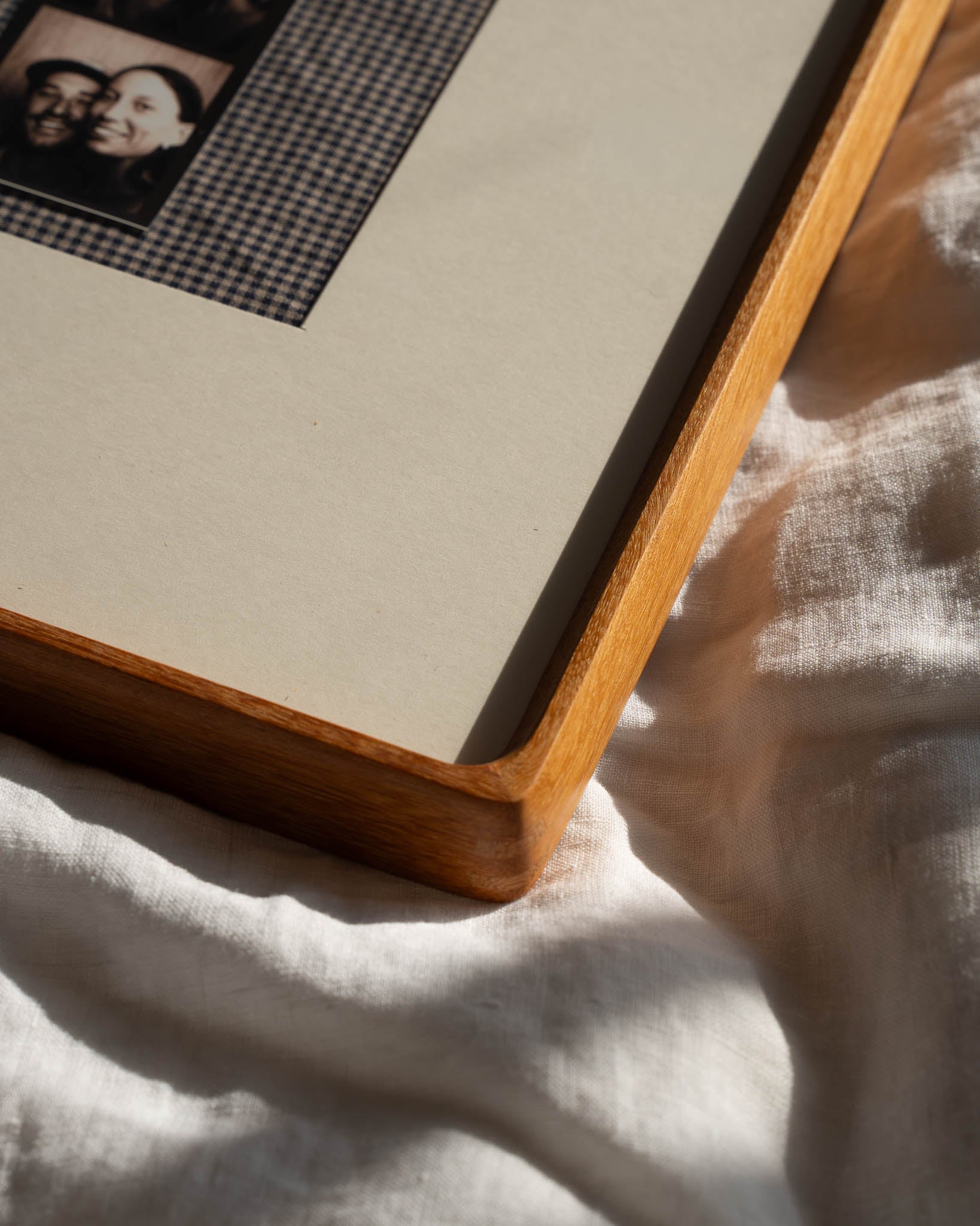 Mid-Century Style Teak Gallery Frame