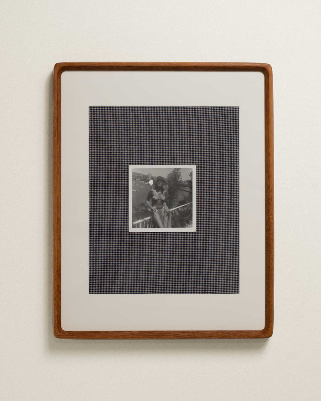 Mid-Century Style Teak Gallery Frame