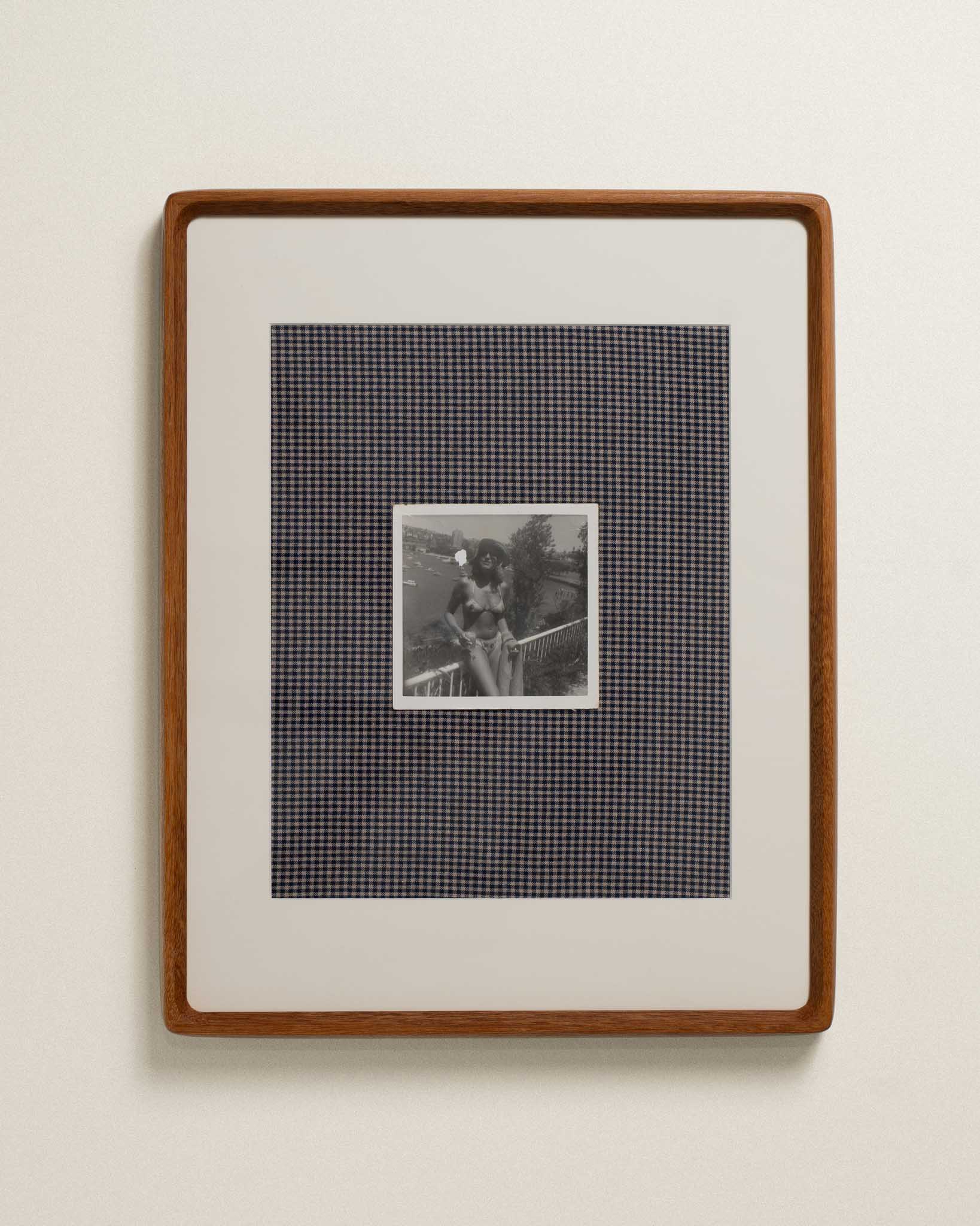 Mid-Century Style Teak Gallery Frame