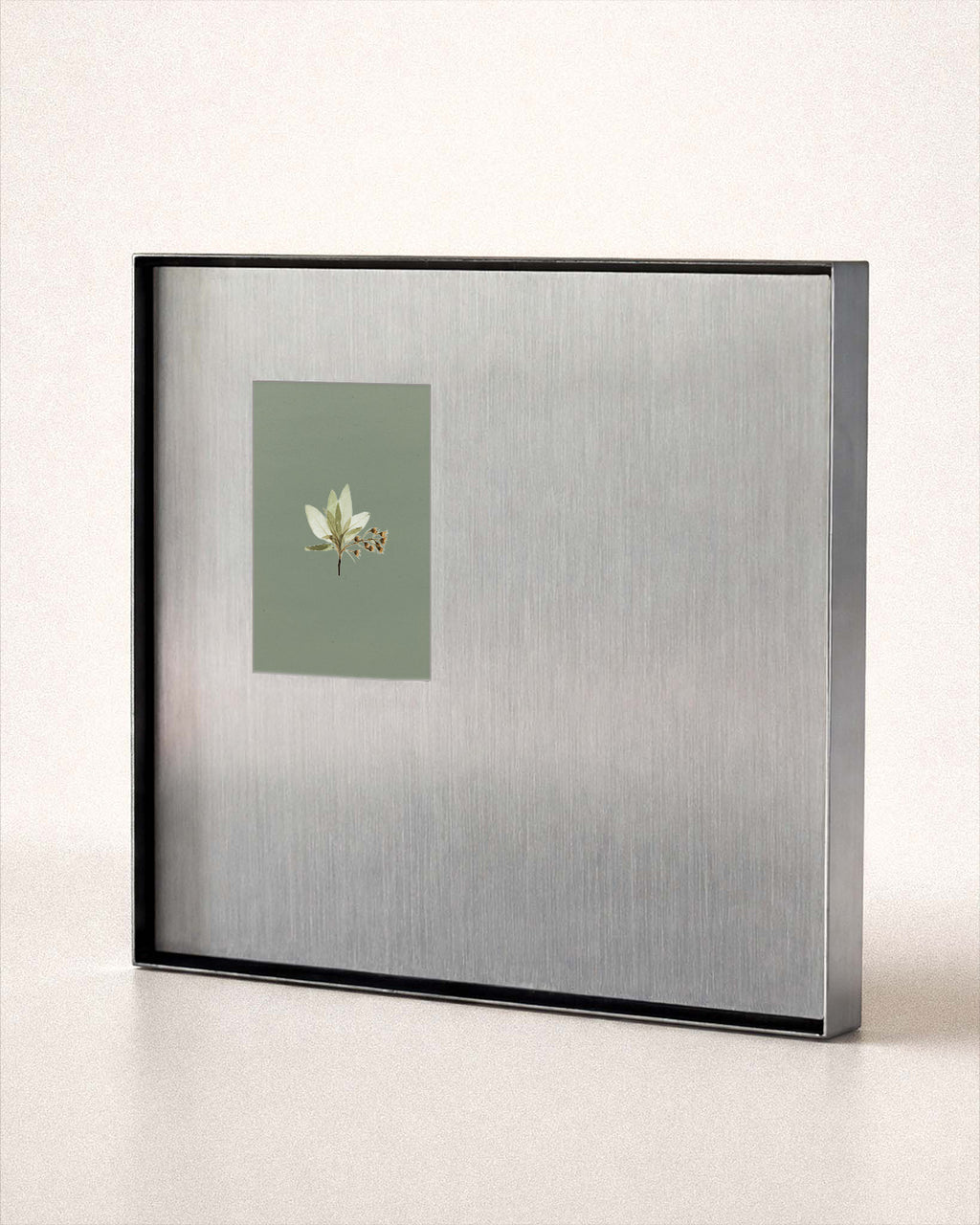 Brushed Steel Gallery Frame